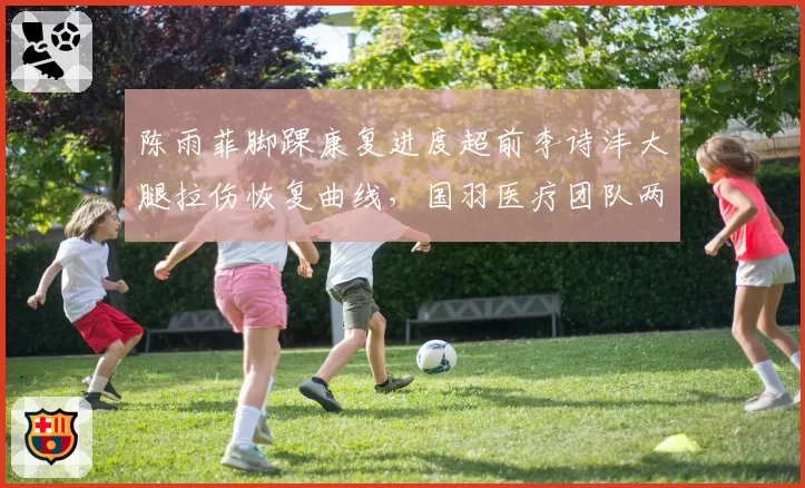 陈雨菲脚踝康复进度超前李诗沣大腿拉伤恢复曲线，国羽医疗团队两套方案效果迥异引内部分歧